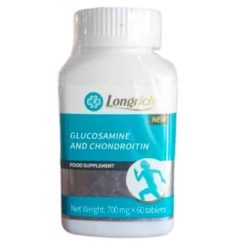 Glucosamine et Chondroïtine Arthro SupReviver Longrich 60 tablettes, suppléments diététiques 700mg