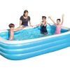 Piscine Gonflable Familiale Bleue 210 x 135 x 58 cm