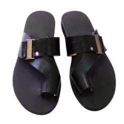 Alternative view of Sandales Artisanales en Cuir avec Design Croco pour Homme