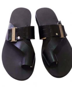Alternative view of Sandales Artisanales en Cuir avec Design Croco pour Homme