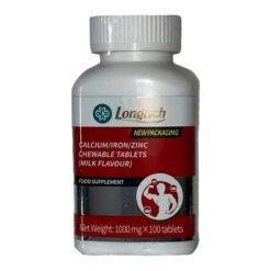 Alternative view of Calcium Longrich 1000mg enrichis au Zinc et Fer, 100 Gelules