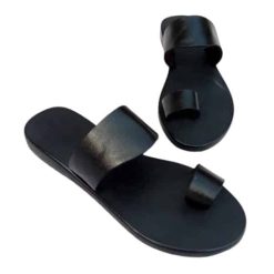 Sandales Artisanales En Cuir à Anneau d'Orteil Gladiateur Homme