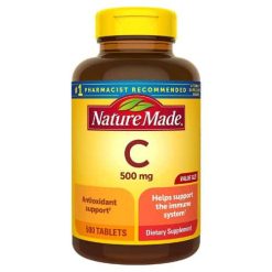Nature Made Vitamine C 500 mg, Complément Alimentaire Pour Le Soutien Immunitaire, 250 Comprimés