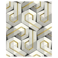 Papier Peint Décor Mural en Vinyle, Rouleau de 50cm x 1000 cm