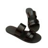Sandales Artisanales en Cuir avec Lanières pour Homme