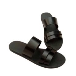 Sandales Artisanales en Cuir avec Lanières pour Homme