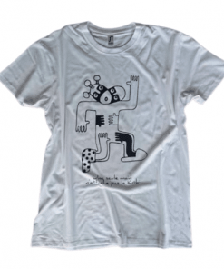 T-Shirt Blanc DOMAF 2023 : Une Seule Main n'Attache pas le Koki