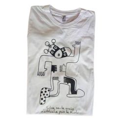 Alternative view of T-Shirt Blanc DOMAF 2023 : Une Seule Main n'Attache pas le Koki