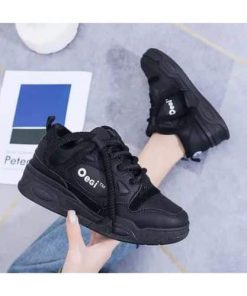 Alternative view of Baskets en Toile Chaussures de Skateboard à Plateforme