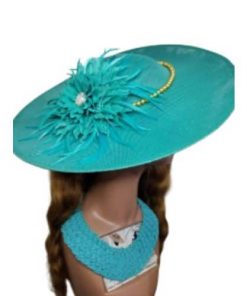 Alternative view of Chapeau Vert Turquois pour Femme