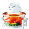 DELICOOK Friteuse à Air halogène MT- A15 Cuisinière Four sans fumée Barbecue Multifonction en Verre Transparent 12 litres, Garantie 1 Mois