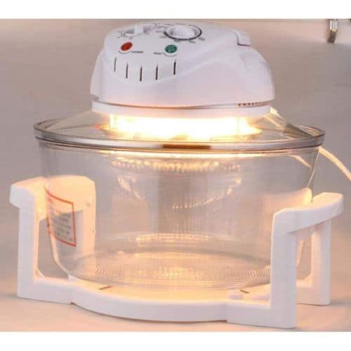 DELICOOK Friteuse à Air halogène MT- A15 Cuisinière Four sans fumée Barbecue Multifonction en Verre Transparent 12 litres, Garantie 1 Mois – Image 2