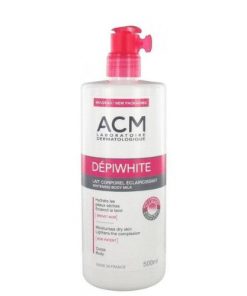 Lait Éclaircissant Pour Le Corps ACM Depiwhite, lotion corporelle éclaircissante 500ml