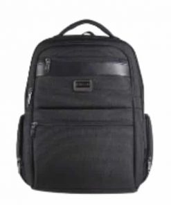 Sac à dos Double compartiment pour Ordinateur Portable avec USB, Noir