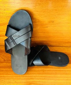 Alternative view of Sandales Artisanales en Cuir avec Laces Croisées pour Homme