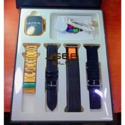 Montre Intelligente Waterproof Ultra Y20 Smartwatch,1 Montre Couleur Or + 4 Bracelets