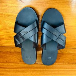 Sandales Artisanales en Cuir avec Laces Croisées pour Homme