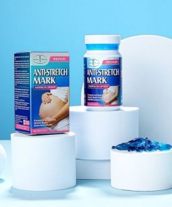 AICHUN BEAUTY Capsules d'Huile Essentielle Anti-vergetures pour Prévenir et Eliminer les Vergetures, les Cicatrices et la Cellulite 400mgx90pcs