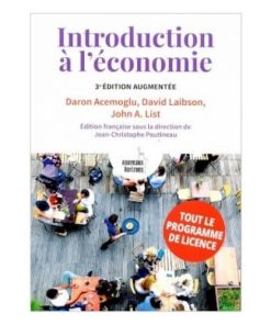 Introduction à l'economie 3e édition