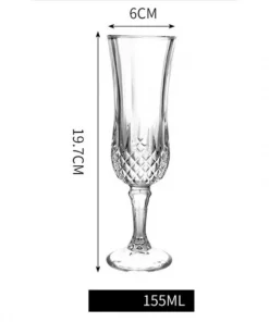 Alternative view of Set de Verres à Champagne 155 ml x 6 Pièces