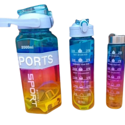 Kit 3 Gourdes de Sport