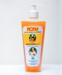 Huile de Palmiste Manyanga Blanc NONA avec Bouton Poussoir 330ml
