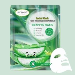 Masque Facial PUQIANNA Apaisant et Hydratant à l'Aloe Vera 25ml