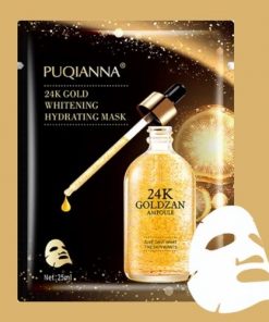 Masque Facial PUQIANNA Eclaircissant et Hydratant 24K Gold 25ml