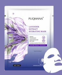 Masque Facial PUQIANNA Hydratant à la Lavande 25ml
