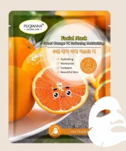 Masque Facial PUQIANNA à l'Orange Vitamine C 25ml