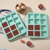 Moule À Chocolat Cube en Silicone, 12 Cavités