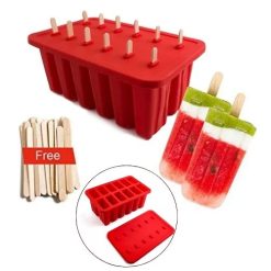 Moule à Sucettes en Silicone, 12 Cellules