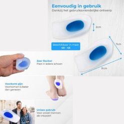 Alternative view of Protège Talon en Silicone Contre les Douleurs et les Chocs