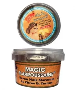 Savons noir marocain Curcuma et Citron 250g