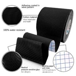 Alternative view of Bande de Kinésiologie TAPE, sans Latex pour le Renforcement Musculaire