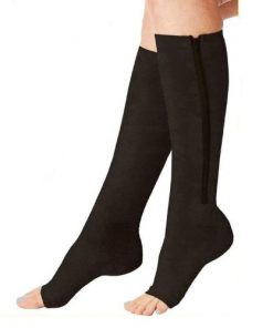 Chaussettes de Contention avec Fermeture Eclair