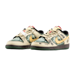 Chaussure Air Force Basse, Graphitis Vert