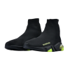 Chaussure Confortable Mixte Noire Semelle Verte