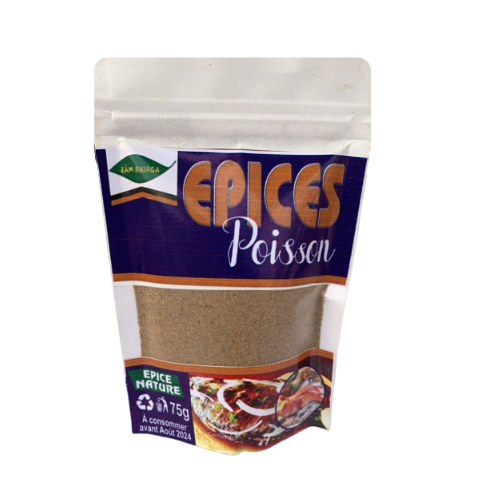 Epices Nature Moulue Assaisonnement de Poisson 75g