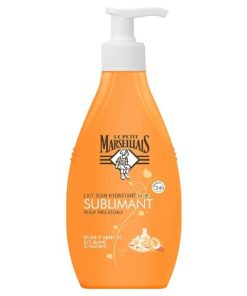 Lait Sublimant Nourrissant Huile d'Abricot Lys Blanc Nacre Le Petit Marseillais 250ml