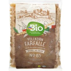 Macaronni Pâtes intégrales Farfalle Dm Bio 500g