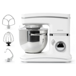 Robot Batteur avec Bol Brabantia BBEK1092, 8 Vitesses, Fonction Pulse 5,2L 1000W