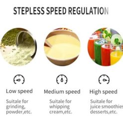 Alternative view of Mixeur Broyeur Lifeway 240V Multi-fonctionnel 2L