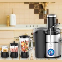 Extracteur de Jus 4 en 1 Sovio 3000W, Garantie 3 Mois