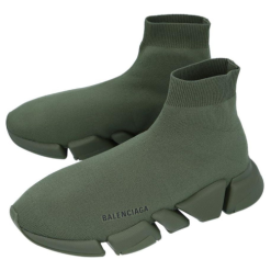 Chaussure Confortable Mixte Vert Militaire