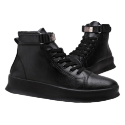 Chaussures Montantes Chics en Cuir Homme