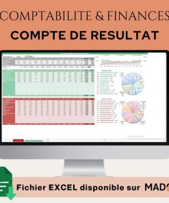 Modèle Excel de Comptabilité & Finances Axé sur le Compte de Résultat
