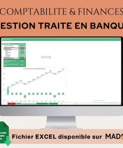 Modèle Excel de Comptabilité & Finances Axé sur la Gestion Traite en Banque