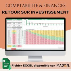 Modèle Excel de Comptabilité & Finances Axé sur le Retour sur Investissement