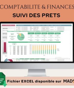 Modèle Excel de Comptabilité & Finances Axé sur le Suivi des Prets
